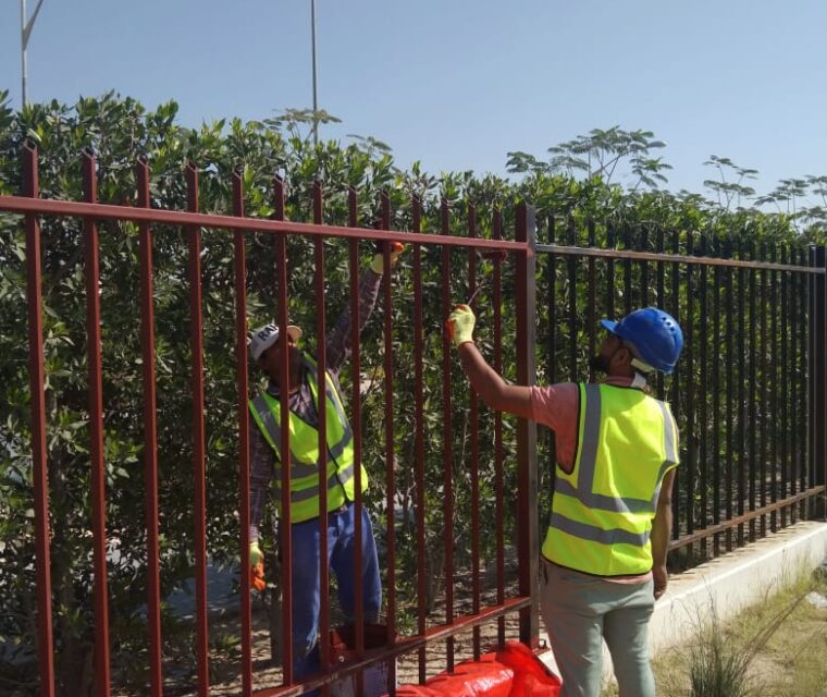 Damac Hills One Steel Fence Wall Supply and Installation interior design / home interior design / interior / home interior design /house interior design/interior decoration /interior decorator near me /modern home decor/living room design