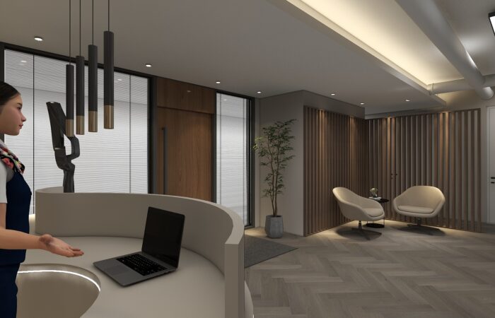 Reception Area - Ayla Aviation interior design ,interior ,home interior design ,house interior design, interior decoration ,interior decorator near me , modern home decor,living room design